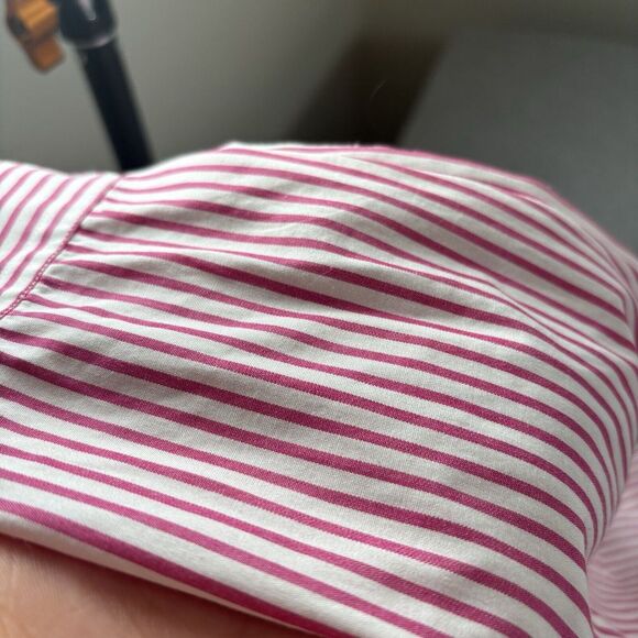 Polo Ralph Lauren Shirt XL Mens Light Red Striped‎ 100% Cotton Long Sleeve - Picture 5 of 13